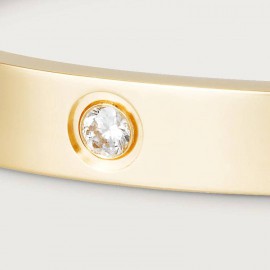 FASHION LOVE BRACELETS 10 DIAMONDS,18k  Gold Plated,Moissanite